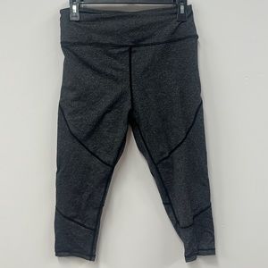 UURUN gray cropped tights leggings L